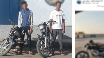 كشف ملابسات قيام شخصين بقيادة دراجتين ناريتين بسرعة عالية وآداء حركات إستعراضية بالفيوم