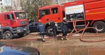 إخماد حريق داخل شقة سكنية فى العجوزة دون إصابات