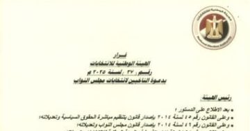 محظورات الدعاية الانتخابية للمترشحين بانتخابات مجلس النواب