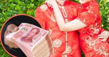 عروس صينية تلغى زفافها وتطالب برسوم “عناق” بقيمة 4200 دولار