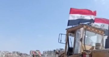 اللجنة المصرية فى غزة تجهز أماكن لتسكين العائلات الفلسطينية النازحة.. فيديو