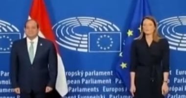 الرئيس السيسى يلتقى رئيسة البرلمان الأوروبى روبرتا ميتسولا