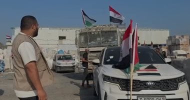 اللجنة المصرية فى غزة تقود أكبر قافلة مساعدات إنسانية لأهالى القطاع.. فيديو