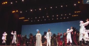 أصالة وأحمد سعد يقدمان أغنية مصر تاريخ وحضارة بحضور الرئيس السيسى