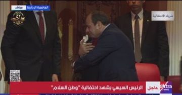 تعالى.. الرئيس السيسى يستجيب لطفلة فلسطينية طلبت لقائه باحتفالية وطن السلام
