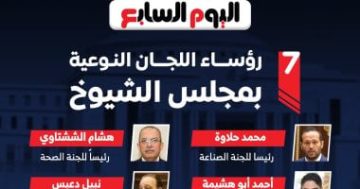 أسماء رؤساء اللجان النوعية بمجلس الشيوخ.. إنفوجراف