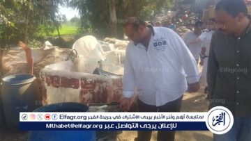 ضبط نفايات طبية ونفايات صلبة داخل مخزن بمدينة محلة دمنة في الدقهلية