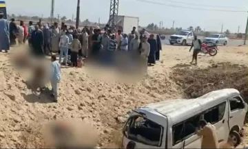 أسماء مصابي حادث انقلاب ميكروباص بصحراوي المنيا