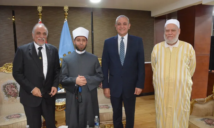 محافظ الغربية يستقبل وزير الأوقاف ورئيس المجلس الأعلى للطرق الصوفية ومفتي الجمهورية الأسبق